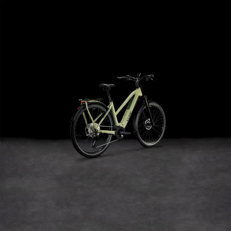 Cube Kathmandu Hybrid SLX 750 Trekking eBike in Green/Olive-6